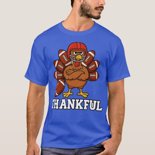 Thankful Turkey Football Tシャツ (正面)