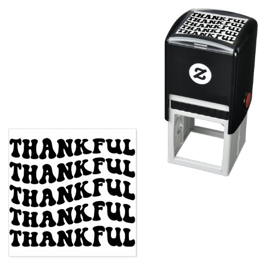 Thankful Typography セルフインキングスタンプ (インサイチュ)