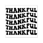 Thankful Typography セルフインキングスタンプ (デザイン)