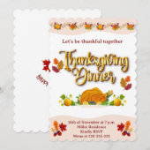 'Thankgiving' Flat Card (正面/裏面)