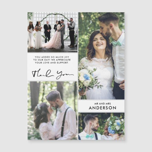 Thanks 結婚 You Photo Collage (正面)