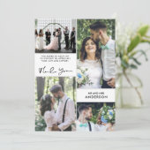 Thanks 結婚 You Photo Collage (スタンド正面)