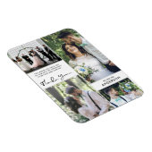 Thanks 結婚 You Photo Collage マグネット (右側)