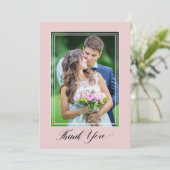 Thanks 結婚 You Script 2 Photo Pinkありがとう サンキューカード (スタンド正面)