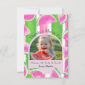 Thanks a Melon Flat Thank You Card サンキューカード (正面)