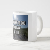 Thanks Be To God That I Am Gifted Mug ジャンボコーヒーマグカップ (正面右)