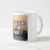 Thanks Be To God That I Am Healed Mug ジャンボコーヒーマグカップ (正面右)
