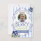 Thanks BERRY SWEET Flat Thank You Card サンキューカード (正面)