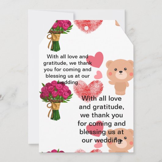 Thanks card サンキューカード (正面)