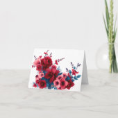 Thanks for coming and your name サンキューカード (裏面)