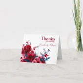 Thanks for coming and your name サンキューカード (正面)