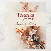 Thanks for coming and your name ワインラベル (シングルラベル)