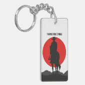 Thanks for coming - cowboys キーホルダー (正面左)