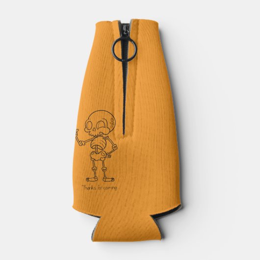 Thanks for coming skull ボトルクーラー (裏面)