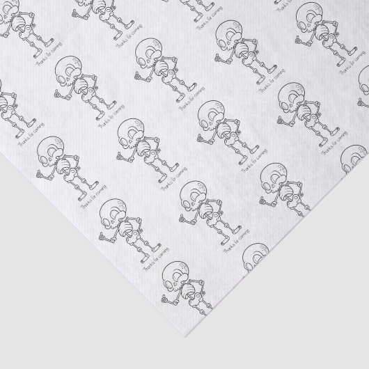 Thanks for coming skull 薄葉紙 (詳細)