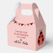 Thanks For Fluttering on Over Pink Ladybug フェイバーボックス (裏面)