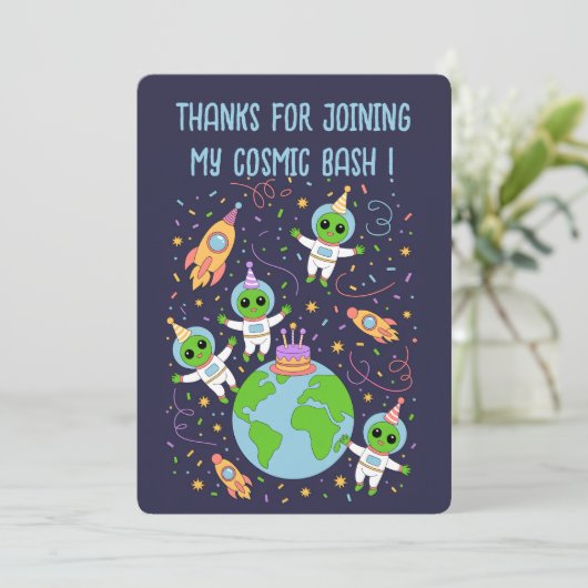 Thanks for Joining My Cosmic Birthday Bash – Space シーズンカード (スタンド正面)