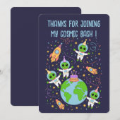 Thanks for Joining My Cosmic Birthday Bash – Space シーズンカード (正面/裏面)