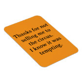 Thanks for not selling me マグネット (右側)