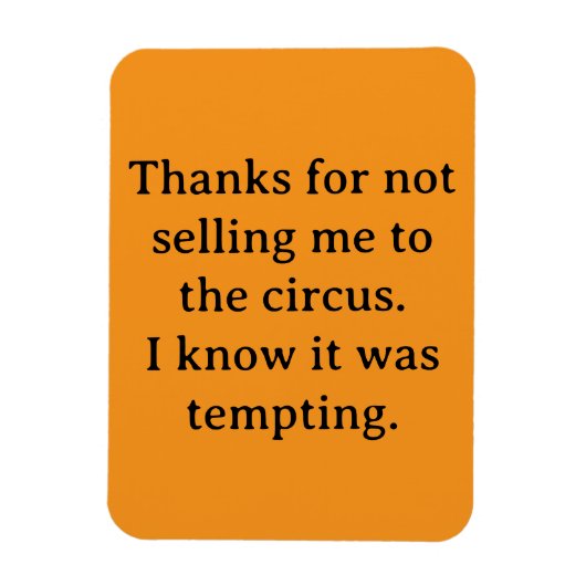 Thanks for not selling me マグネット (縦)