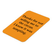 Thanks for not selling me マグネット (左側)