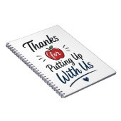 Thanks for Putting Up With Us ノートブック (右側)