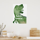 Thanks for Stomping By - DIno Party Poster ポスター (キッチン)