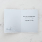 Thanks for Wading Beside Me Sandpiper Father’s Day カード (内部)
