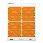 Thanks for You カスタム ラベル (フルシート)