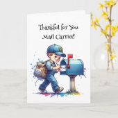 Thanks for You Mail Carrier カード (黄色い花)