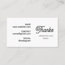 Thanks for Your Order | Monochrome Modern Logo