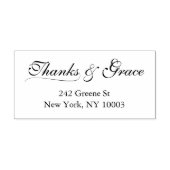 Thanks Grace ウェディングリターンアドレス セルフインキングスタンプ (デザイン)