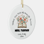 Thank's Me救済開花先生感謝 セラミックオーナメント (右)