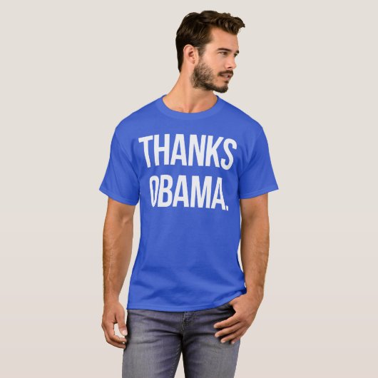 Thanks Obama 2 Tシャツ (正面フル)