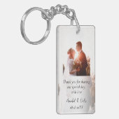 Thank's Photo 結婚 Favorites Gift キーホルダー (正面左)