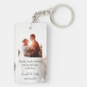 Thank's Photo 結婚 Favorites Gift キーホルダー (裏面)