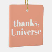 Thanks, Universe セラミックオーナメント (右)