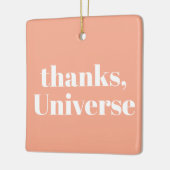 Thanks, Universe セラミックオーナメント (左)