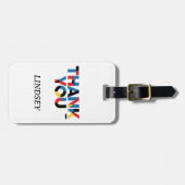 Thanks You  ラゲッジタグ (正面横)