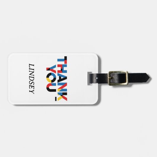 Thanks You  ラゲッジタグ (正面横)