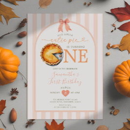ThanksGivingかわいこちゃんパイオレンジジンガム1st誕生日 招待状