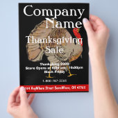 ThanksGivingブラックフライデーセールのチラシ チラシ (手)