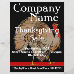 ThanksGivingブラックフライデーセールのチラシ チラシ