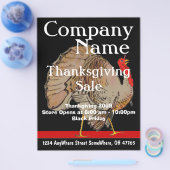 ThanksGivingブラックフライデーセールのチラシ チラシ (シングル)