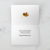 Thanksgiving恋しく思の祖父母Maple Lvsのためにあなた シーズンカード (内部)