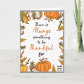 Thanksgiving  カード (正面)