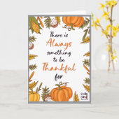 Thanksgiving  カード (黄色い花)