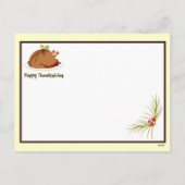 Thanksgiving シーズンポストカード (裏面)