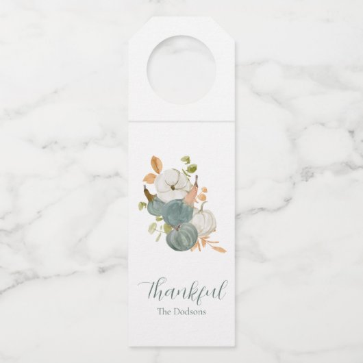 Thanksgiving ボトルネックタグ (正面)