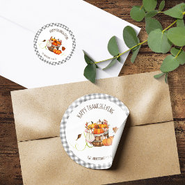 Thanksgiving  ラウンドシール